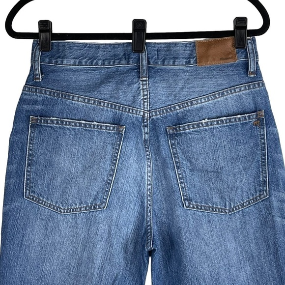 MADEWELL RIGID HIGH RISE SKINNY COTTON FITTED DISTRESSED JEANS - Picture 9 of 15